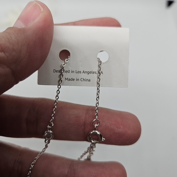 NWT Ettika stone solo bracelet silver plated cubic zirconia - Picture 4 of 6